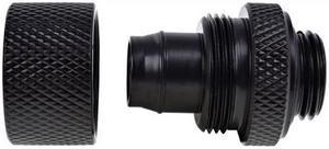 Alphacool Eiszapfen 3/8" ID x 1/2" OD G1/4" Compression Fitting - Black (17226)