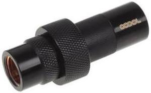 Alphacool HF G1/4" Quick Release Fitting, Deep Black