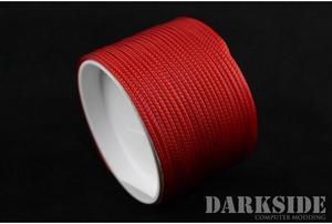 Darkside 2mm (5/64") High Density Cable Sleeving - Red UV (DS-HD2-RED)