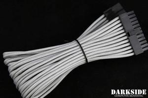 Darkside 24-Pin ATX 12" (30cm) HSL Single Braid Extension Cable - Titanium Gray (DS-0699)