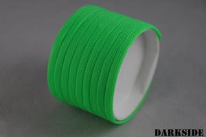 Darkside 6mm (1/4") High Density Cable Sleeving - Green UV (DS-0694)