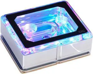 Alphacool Eisblock XPX Aurora PRO CPU Water Block, Digital RGB, Chrome/Plexi