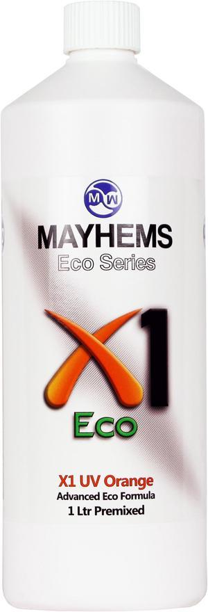 Mayhems X1 V2 Pre-Mixed Coolant - UV Orange | 1000ml (MX1UVO1LTR)