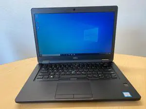 Grade B LCD Screen Touch Display DELL Latitude 5480 14" 1920 x 1080 Touchscreen Intel Core i7-6600U 2.60Gz 8GB DDR4 RAM 256GB M.2 SSD WIFI Web Camera Backlit Keyboard BT FPR Smart Card Win 10 Pro