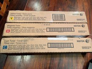 Xerox Toner CMY for7525 7545 7830 7855i 7970 006R01510 006R01511 006R01512 SEALED BOXES