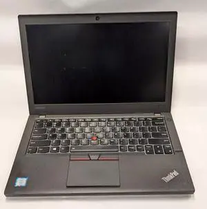 Lenovo ThinkPad X260 Notebook Intel Core i7 6600u 2.60Gz 8GB RAM 128GB SSD WIFI Webcam Bluetooth Backlit Keyboard Fingerprint Reader Good Working Battery Lenovo AC Adapter Win 10 Pro, Grade B Screen