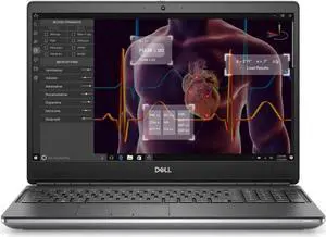 DELL Precision 7750 Mobile Workstation Intel Core i7 10850H 32GB RAM 1TB SSD (2 X 512GB) WIFI Webcam Bluetooth Backlit Keyboard 17.3" FHD NVidia Quadro RTX 5000 Type C Ports HDMI Windows 11 Pro
