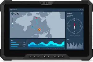 DELL Latitude 7220 Rugged Extreme Tablet Intel i5 8365U 1.60Gz 8GB RAM 128GB SSD WIFI Webcam Bluetooth Biometric TPM 2.0 11.6" Touch, Dell 65W AC Adapter Battery Windows 11