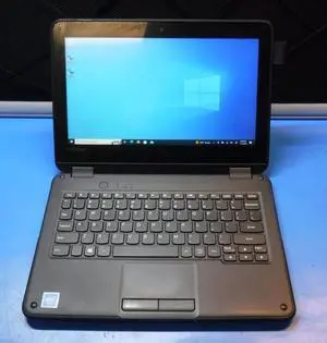 Lenovo 300e Winbook 81FY000TUS 11.6" Touchscreen LCD 2 in 1 Notebook Intel Celeron N3450 Quad-core (4 Core) 1.10 Gz 4GB RAM 128GB Flash Memory WIFI - Windows 10 Pro - 1366 x 768 - In-plane Switching ,