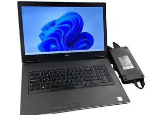DELL Precision 7740 Mobile Workstation Intel 9850H 2.60Gz 32GB RAM 2 X 512 NVMe WIFI Webcam Bluetooth Backlit Keyboard 17.3" FHD Nvidia Quadro RTX 3000 w/ 6GB GDDR6 Windows 11 Pro DELL Precision 7740 Mobile Workstation Intel 9850H 2.60Gz 32GB RAM 2 X 512 NVMe WIFI Webcam Bluetooth Backlit Keyboard 17.3" FHD Nvidia Quadro RTX 3000 w/ 6GB GDDR6 Windows 11 Pro