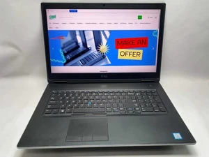 DELL Precision 7730 17.3" UHD Mobile Workstation 8th Gen Intel Six Core i9-8950H 2.90Gz 1TB SSD 32GB RAM WIFI Webcam backlit Keyboard Bluetooth Pro WX7100 Graphics DELL Precision 7730 17.3" UHD Mobile Workstation 8th Gen Intel Six Core i9-8950H 2.90Gz 1TB SSD 32GB RAM WIFI Webcam backlit Keyboard Bluetooth Pro WX7100 Graphics