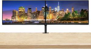 HP P27v G4 27 Inch IPS LED Backlit Monitor 2-Pack Bundle with FHD 1920 x 1080, Blue Light Filter, HDMI, VGA, Fully Adjustable Desk Mount Monitor Stand