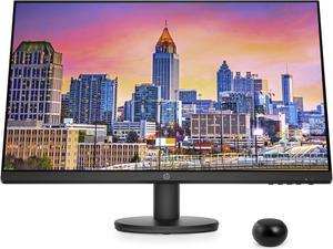 HP P27v G4 27 Inch IPS FHD 1920x1080 Monitor Bundle with HDMI, Low Blue Light, Mini Bluetooth Speaker for Professional Sound, Built-in Mic and Remote Shutter for Photos