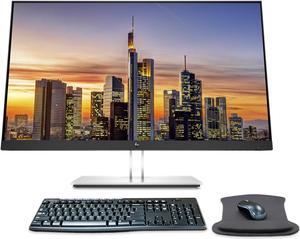 HP EliteDisplay E27 G4 27 Inch 1920 x 1080 Full HD IPS LED-Backlit LCD Monitor Bundle with HDMI, VGA, DisplayPort, Gel Mouse Pad, and MK270 Wireless Keyboard and Mouse Combo