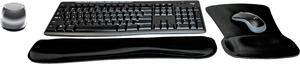 Logitech MK270 Wireless Keyboard & Mouse Combo Active Lifestyle Travel Home Office Must-Have Modern Bundle with Micro Mirror Portable Wireless Bluetooth Speaker, Gel Wrist Pad & Gel Mouse Pad