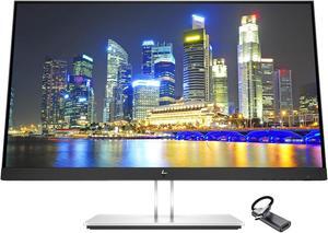 HP EliteDisplay E24 G4 24 Inch IPS FHD Multi-Device Monitor Bundle with Blue Light Filter, HDMI, DisplayPort, HDMI to USB-C Adapter, Compatible with MacBook, MacBook Pro, MacBook Air, iPad and iPhone