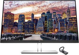 HP EliteDisplay E27 G4 27 Inch IPS FHD Multi-Device Monitor Bundle with Blue Light Filter, HDMI, DisplayPort, HDMI to USB-C Adapter, Compatible with MacBook, MacBook Pro, MacBook Air, iPad and iPhone