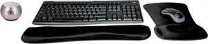 Logitech MK270 Wireless Keyboard & Mouse Combo Active Lifestyle Travel Home Office Must-Have Modern Bundle with Mini Glam Portable Wireless Bluetooth Speaker, Gel Wrist Pad & Gel Mouse Pad