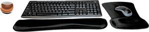 Logitech MK270 Wireless Keyboard & Mouse Combo Active Lifestyle Travel Home Office Must-Have Modern Bundle with Mini Mirror Portable Wireless Bluetooth Speaker, Gel Wrist Pad & Gel Mouse Pad