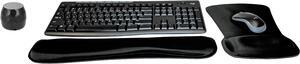 Logitech MK270 Wireless Keyboard & Mouse Combo Active Lifestyle Travel Home Office Must-Have Modern Bundle with Micro Glam Portable Wireless Bluetooth Speaker, Gel Wrist Pad & Gel Mouse Pad