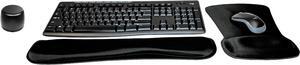 Logitech MK270 Wireless Keyboard & Mouse Combo Active Lifestyle Travel Home Office Must-Have Modern Bundle with Micro Portable Wireless Bluetooth Speaker, Gel Wrist Pad & Gel Mouse Pad