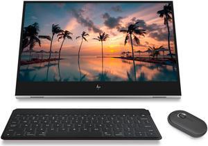 HP EliteDisplay E14 G4 FHD (1920 x 1080) Portable Monitor Travel Variation with 2 USB Type-C, Keys to Go Keyboard, Pebble Bluetooth Mouse Compatible with iPhone, iPad, and MacBook