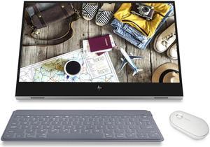 HP EliteDisplay E14 G4 FHD (1920 x 1080) Portable Monitor Travel Variation with 2 USB Type-C, Keys to Go Keyboard, Pebble Bluetooth Mouse Compatible with iPhone, iPad, and MacBook