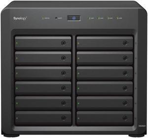 Synology DiskStation DS2422+ NAS Server with Ryzen 2.2GHz CPU, 32GB Memory, 12TB SSD Storage, 4 x 1GbE LAN Port, DSM Operating System
