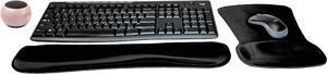 Logitech MK270 Wireless Keyboard & Mouse Combo Active Lifestyle Travel Home Office Must-Have Modern Bundle with Special Edition Mini Marble Portable Wireless Bluetooth Speaker, Gel Wrist & Mouse Pad