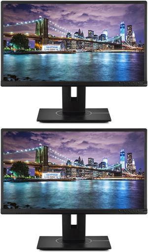 ViewSonic VG2249 22-inch 1920 x 1080 Full HD LCD IPS Monitor, 2-Pack bundle with Ultra-Thin Bezel, Daisy Chain, FreeSync, Eye-Care, HDMI, DisplayPort, USB Hub, Speakers