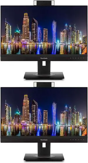 ViewSonic VG2756V-2K 27-inch 2560 x 1440 Quad HD LCD IPS Monitor, 2-Pack bundle with VG2756-2K Frameless, Eye-Care, Dock, Daisy Chain, HDMI, DisplayPort, USB Hub, USB-C, Ethernet, Speakers, Webcam ViewSonic VG2756V-2K 27-inch 2560 x 1440 Quad HD LCD IPS Monitor, 2-Pack bundle with VG2756-2K Frameless, Eye-Care, Dock, Daisy Chain, HDMI, DisplayPort, USB Hub, USB-C, Ethernet, Speakers, Webcam