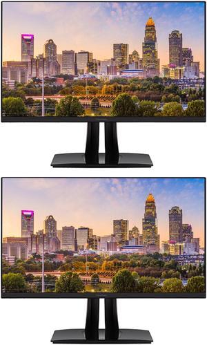 ViewSonic VP3256 32-inch 2160P UHD 4K IPS Premium Monitor, 2-Pack Bundle with ColorPro, Color Accuracy, HDMI, DisplayPort, USB-C, Speakers