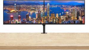 ViewSonic VP3256 32-inch 2160P UHD 4K IPS Premium Monitor, 2-Pack Bundle with ColorPro, Color Accuracy, HDMI, DisplayPort, USB-C, Speakers, Desk Mount Dual Monitor Stand