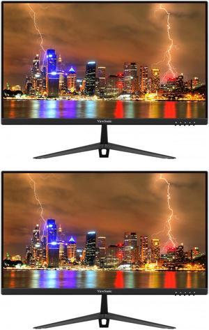 ViewSonic OMNI VX2428 24-inch 1080P 0.5ms 180Hz FHD IPS Gaming Monitor, 2-Pack Bundle with AMD FreeSync, Eye-Care, HDMI, DisplayPort, Speakers