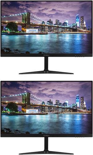 ViewSonic OMNI VX2418-P-MHD 24-inch 1080P 1ms 165Hz FHD IPS Gaming Monitor, 2-Pack Bundle with AMD FreeSync, Eye-Care, HDMI, DisplayPort, Speakers