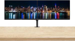 ViewSonic OMNI VX2428 24-inch 1080P 0.5ms 180Hz FHD IPS Gaming Monitor, 2-Pack Bundle with AMD FreeSync, Eye-Care, HDMI, DisplayPort, Speakers, Desk Mount Dual Monitor Stand