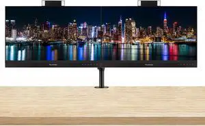 ViewSonic VG2756V-2K 27-inch 2560 x 1440 QHD LCD IPS, 2-Pack bundle with VG2756-2K, Dock, Daisy Chain, HDMI, DisplayPort, USB, USB-C, Ethernet, Speakers, Microphone, Webcam, Dual Monitor Stand ViewSonic VG2756V-2K 27-inch 2560 x 1440 QHD LCD IPS, 2-Pack bundle with VG2756-2K, Dock, Daisy Chain, HDMI, DisplayPort, USB, USB-C, Ethernet, Speakers, Microphone, Webcam, Dual Monitor Stand