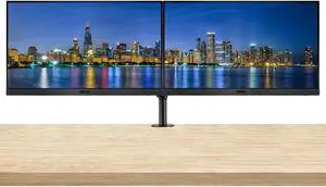 MSI G2722 27-inch 1080P Full HD 170 Hz 1ms IPS LED Backlit LCD Gaming Monitor, 2-Pack bundle, Frameless, Less Blue Light, FreeSync, HDMI, DisplayPort, Desk Mount Dual Monitor Stand