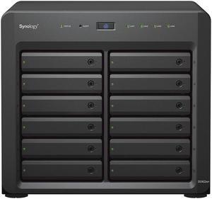 Synology DiskStation DS3622xs+ NAS Server with Xeon 2.2GHz CPU, 48GB Memory, 264TB HDD Storage, 2 x 10GbE LAN Ports, DSM Operating System
