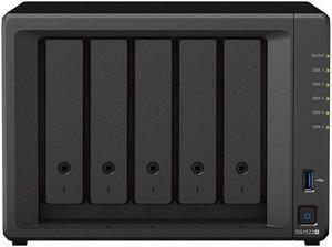 Synology DiskStation DS1522+ NAS Server with Ryzen 2.6GHz CPU, 32GB Memory, 40TB SSD Storage, 2TB M.2 NVMe SSD, 4 x 1GbE LAN Ports, DSM Operating System