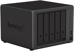 Synology DiskStation DS1522+ NAS Server with Ryzen 2.6GHz CPU, 32GB Memory, 110TB HDD Storage, 2TB M.2 NVMe SSD, 4 x 1GbE LAN Ports, DSM Operating System