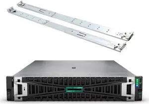 HPE ProLiant DL380 Gen11 2U Rack Server Bundle With Dual Xeon 5416s 16-Core 2GHz, 256GB DDR5 Memory, 15.36TB Enterprise SAS 12Gb/s SSD, RAID, Dual Power, iLO, Rail Kit and Windows Server 2022 Standard