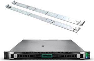 HPE ProLiant DL360 Gen11 1U Rack Server Bundle with Dual Xeon 4410y 12-Core 2GHz, 256GB DDR5 Memory, 15.36TB Enterprise SATA SSD Storage, RAID, Dual Power, iLO, Rail Kit, Server 2022 Standard