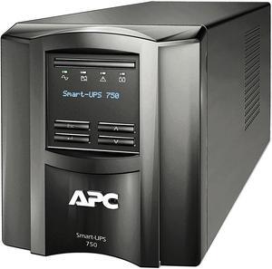 APC Smart-UPS, SMT750C Tower Back-UPS, 750 VA Backup Battery Power Supply, 6 x NEMA 5-15R, SmartConnect Port, SmartSlot, AVR, LCD Bundled With 16GB USB Storage