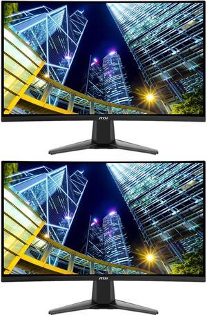 MSI MAG 27C6X Curved 27 inch 1920 x 1080 Full HD 250Hz 1ms Gaming Monitor, 2-Pack Bundle with Less Blue Light, Adaptive Sync, HDMI, DisplayPort