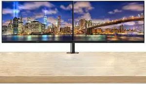 Acer Vero B7 B277 E 27 inch 1080P Full HD 100Hz 4ms Anti-Glare LCD Monitor, 2-Pack bundle with Adaptive Sync, Eye Care, VGA, HDMI, DisplayPort, Integrated Speakers, Desk Mount Dual Monitor Stand