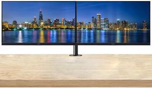 Acer Vero V7 V277 E BI 27 inch 1080P Full HD 100 Hz 4 ms Backlit Widescreen LCD Monitor, 2-Pack bundle with Eye Care, VGA, HDMI, Desk Mount Dual Monitor Stand