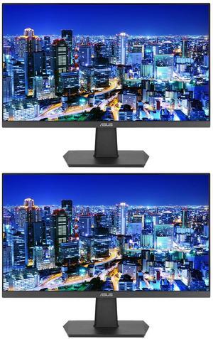 Asus VA24EHF 24-inch 1920 x 1080 Full HD LED Backlit LCD Frameless Monitor, 2-Pack bundle with HDMI, Adaptive-Sync, Eye Care, Low Blue Light, 100Hz 1ms Smooth Motion