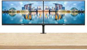 Asus ProArt PA279CV 27-inch 2160P 4K UHD 100% sRGB Professional Monitor, 2-Pack bundle with USB-C 65W PD, DisplayPort, HDMI, USB Hub, Integrated Speaker and Desk Mount Dual Monitor Stand