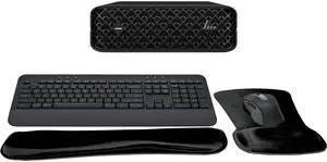HP Z2 Mini G9 Workstation i7 Bundle, 16GB RAM, 512GB SSD, Windows 11 Pro, UHD Graphics 770, Mini PC and MK650 Wireless Keyboard & Mouse with Gel Mouse & Wrist Pad set